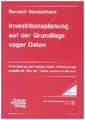 Investitionsplanung auf der Grundlage vager Daten