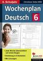 Wochenplan Deutsch 6