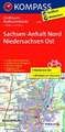 KOMPASS Großraum-Radtourenkarte 3705 Sachsen-Anhalt Nord - Niedersachsen Ost 1:125.000