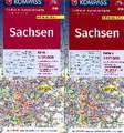 KOMPASS Großraum-Radtourenkarte 3708 Sachsen 1:125.000