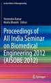 Proceedings of All India Seminar on Biomedical Engineering 2012 (AISOBE 2012)