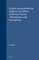 Corpus monumentorum religionis dei Menis (CMRDM), Volume 1 Monuments and Inscriptions