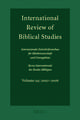 International Review of Biblical Studies, Volume 54 (2007-2008)