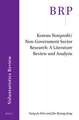 Korean Nonprofit/Non-Government Sector Research: A Literature Review and Analysis