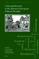 Crisis and Renewal in the History of European Political Thought