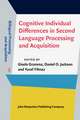 Cognitive Individual Differences in Second Language Processing and Acquisition