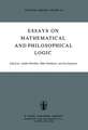 Essays on Mathematical and Philosophical Logic: Proceedings of the Fourth Scandinavian Logic Symposium and of the First Soviet-Finnish Logic Conference, Jyväskylä, Finland, June 29–July 6, 1976