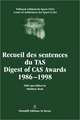 Digest of Cas Awards I, 1986-1998