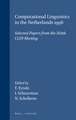 Computational Linguistics in the Netherlands 1998: Selected Papers from the Ninth CLIN Meeting