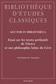 Auctor in Bibliotheca: Essai Sur Les Textes PR'Faciels de Vitruve Et Une Philosophie Latine Du Livre