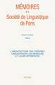 L'Architecture Des Theories Linguistiques, Les Modules Et Leurs Interfaces