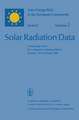 Solar Radiation Data: Proceedings of the EC Contractors’ Meeting held in Brussels, 18–19 October 1982