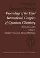 Horizons of Quantum Chemistry: Proceedings of the Third International Congress of Quantum Chemistry Held at Kyoto, Japan, October 29 – November 3, 1979