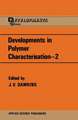 Developments in Polymer Characterisation