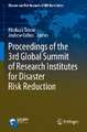 Proceedings of the 3rd Global Summit of Research Institutes for Disaster Risk Reduction