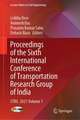 Proceedings of the Sixth International Conference of Transportation Research Group of India: CTRG 2021 Volume 1