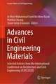 Advances in Civil Engineering Materials: Selected Articles from the International Conference on Architecture and Civil Engineering (ICACE2020)