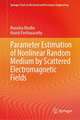 Parameter Estimation of Nonlinear Random Medium by Scattered Electromagnetic Fields