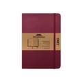 Moustachine Classic Linen Hardcover Burgundy Lined Medium