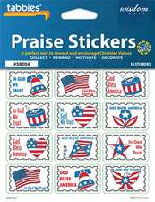 Tabbies Praise Stickers - Patriotic