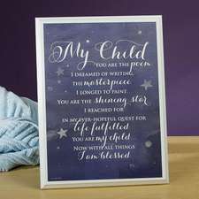 My Child Plaque