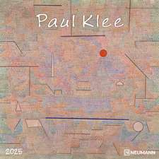 Paul Klee 2025 Broschürenkalender, 30x30cm, Wandkalender mit Abbildungen von Paul Klee, Mondphasen, viel Platz für Notizen und internationale Feiertage/Kalendarium