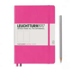 Agendă nedatată Leuchtturm Medium (A5): New Pink, pagini punctate