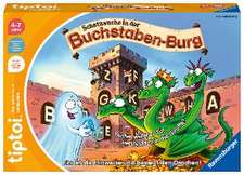 Ravensburger tiptoi 00124 Schatzsuche in der Buchstabenburg, Spiel für Kinder von 4-7 Jahren, für 1-4 Spieler