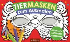 Tiermasken zum Ausmalen