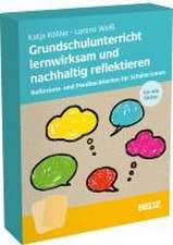 Kartenset Grundschulunterricht lernwirksam und nachhaltig reflektieren