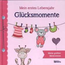 Babyalbum: Mein erstes Lebensjahr - Glücksmomente. Rosa