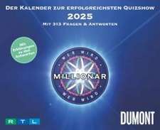 DUMONT - Wer wird Millionär 2025 Tagesabreißkalender, 14,5x11,8cm, Rate-Kalender mit 313 Fragen und Antworten, Kalender zur erfolgreichsten Quizshow, neues Format, mit Erklärungen zu den Antworten