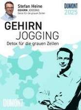 Stefan Heine Gehirnjogging 2025 Tagesabreißkalender - 11,8x15,9 - Rätselkalender - Knobelkalender - Tischkalender