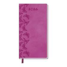 Trötsch Taschenterminer Soft Touch Schmetterlinge 2026