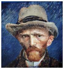 VINCENT VAN GOGH Self Portrait with Grey Felt Hat Bag