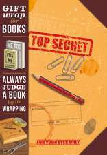 Gift Wrap for Books - Top Secret