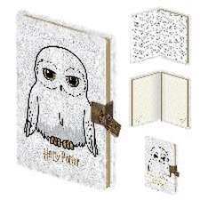 HARRY POTTER (HEDWIG) A5 LOCKABLE NOTEBOOK (PLUSH)