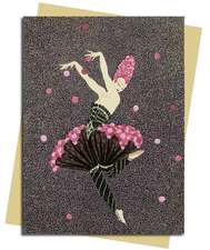 Rose Dancer (Erté) Greeting Card: Pack of 6