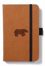 Dingbats A6 Pocket Wildlife Brown Bear Notebook - Lined