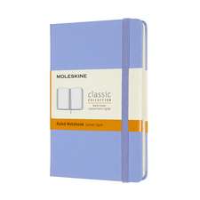 Moleskine Pocket Ruled Hardcover Notebook: Hydrangea Blue