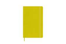 Moleskine Large Ruled Hardcover Silk Notebook: Hay Yellow