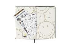 Moleskine Limited Edition Noteboook Smiley Box, Large, Ruled, Black, Hard Cover (5 x 8.25)