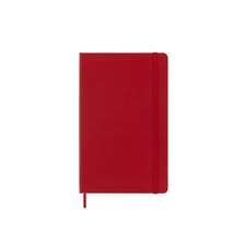 Moleskine 2024 12-Month Daily Large Hardcover Notebook: Scarlet Red