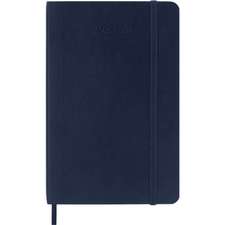 Moleskine 2024 18-Month Weekly Pocket Softcover Notebook: Sapphire Blue