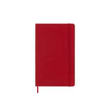 Moleskine 2025 12-Month Daily Large Hardcover Notebook: Scarlet Red