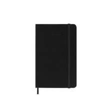 Moleskine 2025 12-month Weekly Pocket Hardcover Notebook: Black