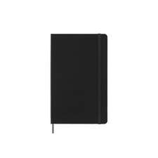 Moleskine 2025 18-Month Weekly Horizontal Large Hardcover Notebook: Black