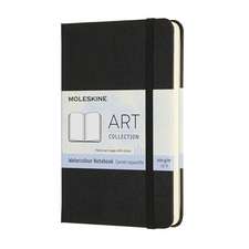 Moleskine Art Pocket Watercolour Notebook: Black