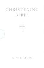 HOLY BIBLE: King James Version (KJV) White Pocket Christening Edition