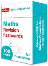 Collins GCSE 9-1 Revision - New Edexcel GCSE 9-1 Maths Foundation Revision Flashcards